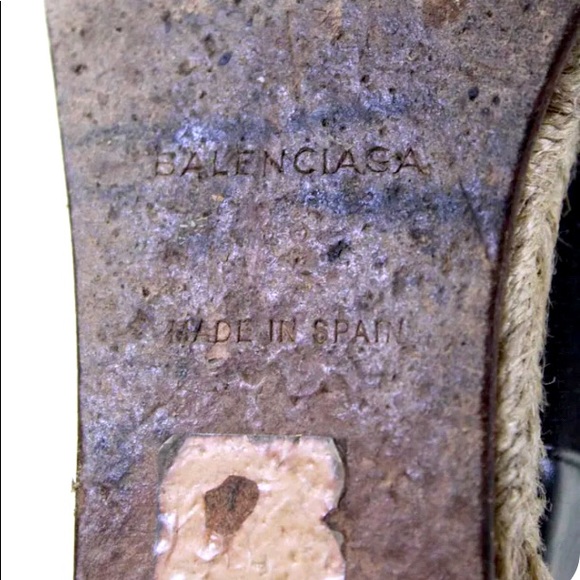 🔥🔥BALENCIAGA🔥🔥PEEP TOE ESPADRILLE/WEDGES🔥🔥 - Picture 7 of 8